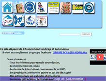 Tablet Screenshot of personneshandicapees-dpt35.fr